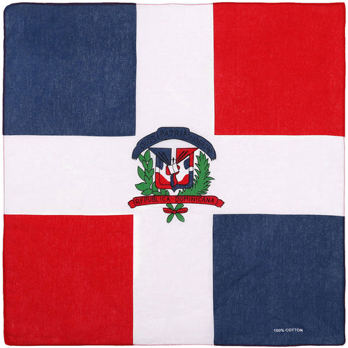 12-Pack Bandana Headband - Dominican Republic